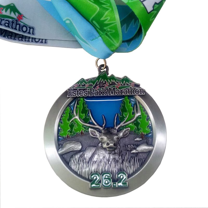 Medals factory Custom 3D enamel Marathon medal Medals factory Custom 3D enamel Marathon medal
