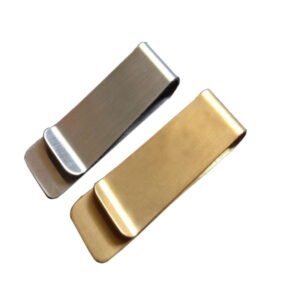 Custom logo stainless steel money clip