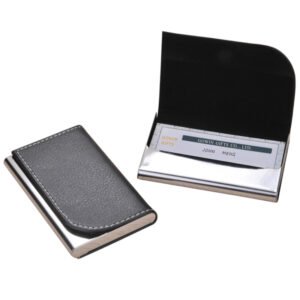 blank PU name card case