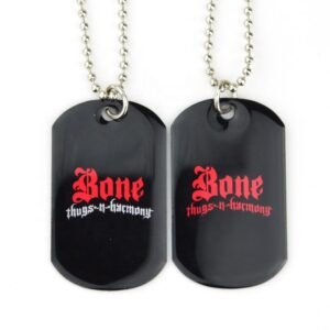 Stainless steel dog tag printing with necklace