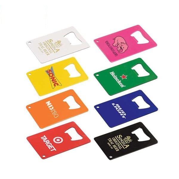 Promotional Credit card bottle opener with custom logo printing