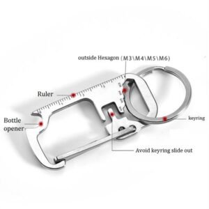 Multifunction bottle opener Carabiner beer opener