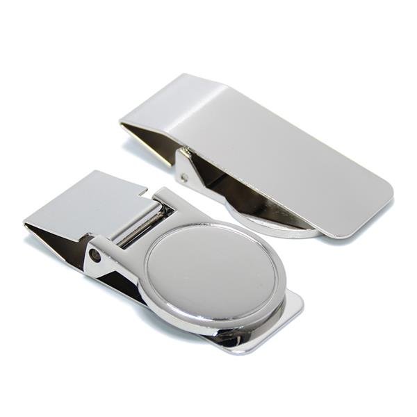 Custom logo stainless steel money clip