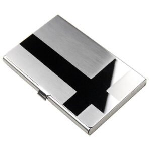 Stainless steel business name card holder