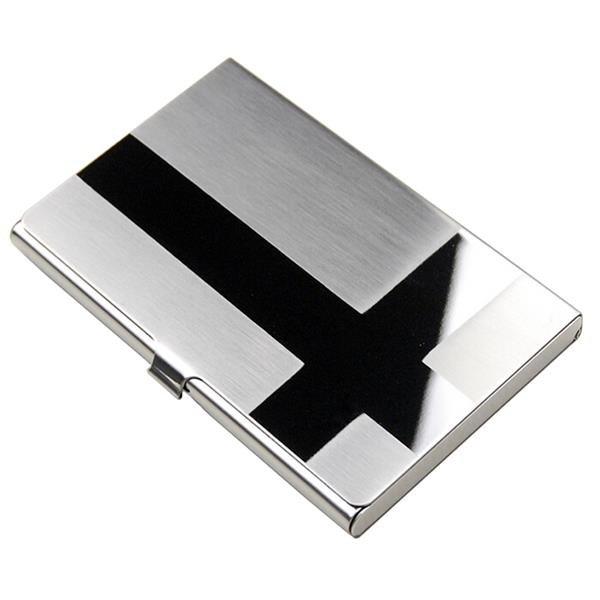 Stainless steel business name card holder