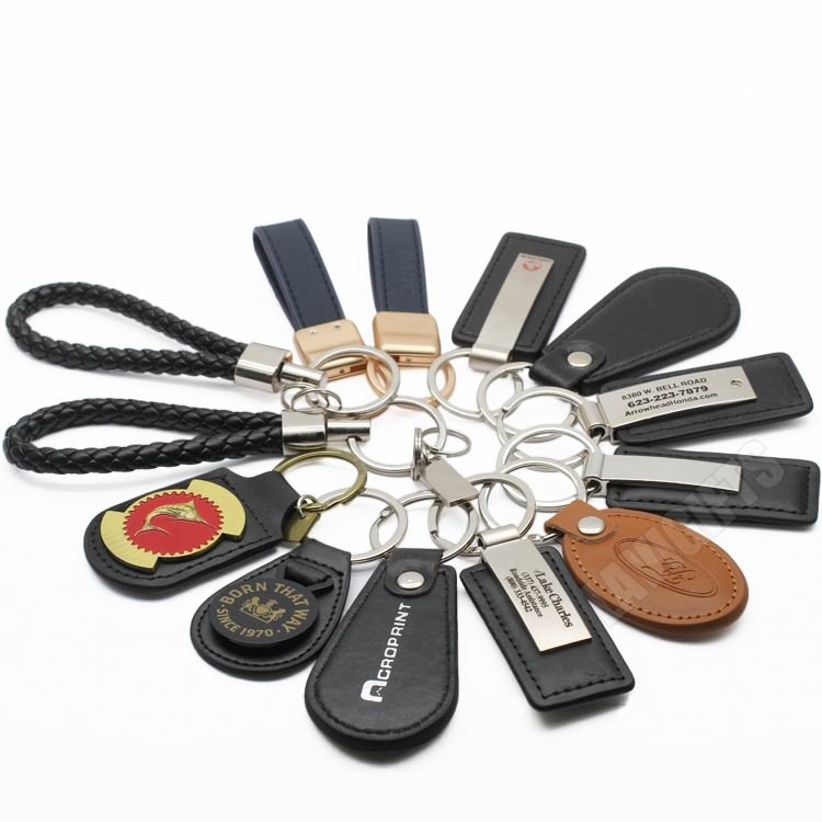 Hot sale Personalised leather keyring Hot sale Personalised leather keyring