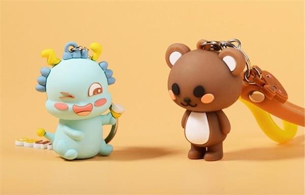 Custom 3D pvc keychain