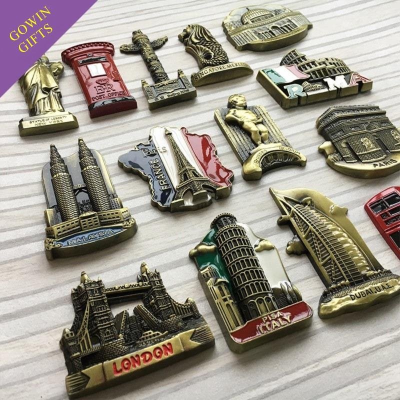 Custom souvenir metal fridge magnet